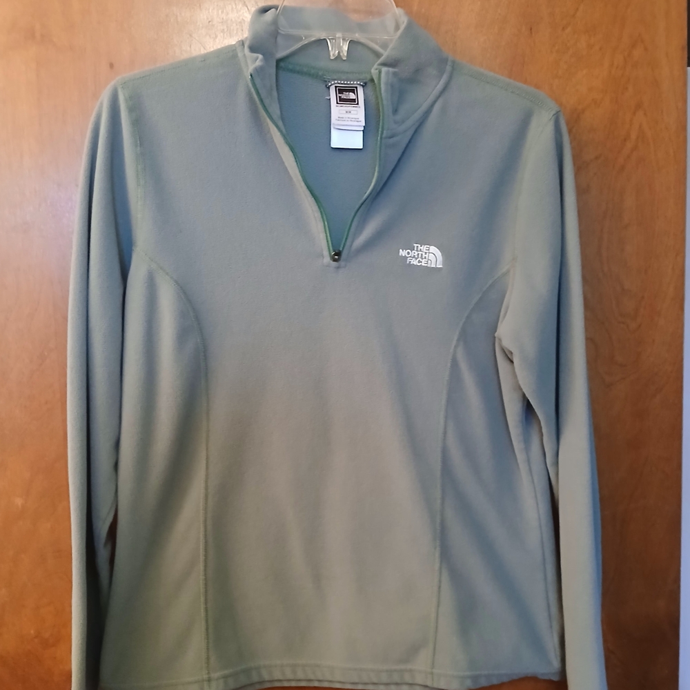 The North Face Green Quarter-Zip Pullover